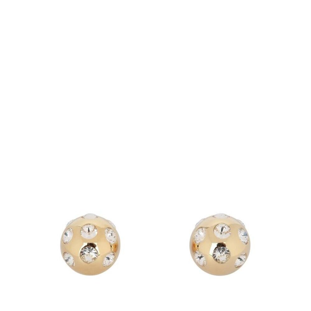 JACQUEMUS Les Boutons Orb Earrings Women GOLDCRYSTAL